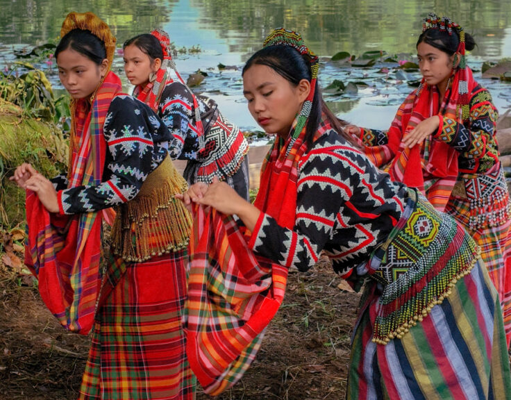 Tboli dancers perform by the shores of Lake Sebu