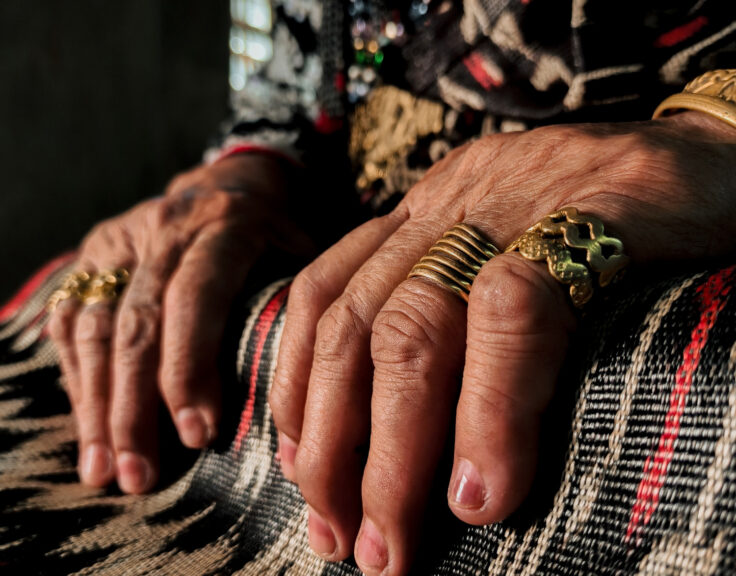Intricate details of Tnalak weaving– a meticulous process that requires patience, skill, and devotion